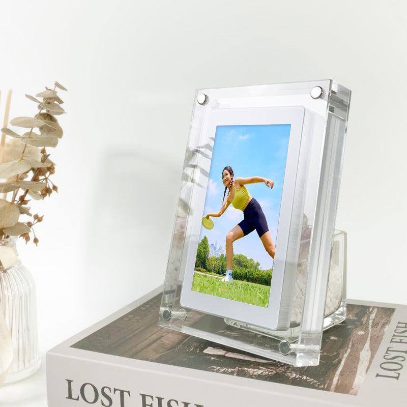 Digital Acrylic Photo Frame with Video Playback By Avalor Deco