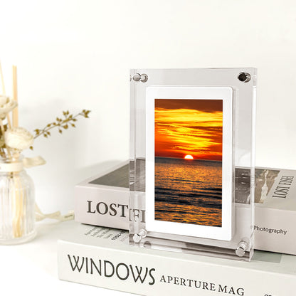 Digital Acrylic Photo Frame with Video Playback By Avalor Deco