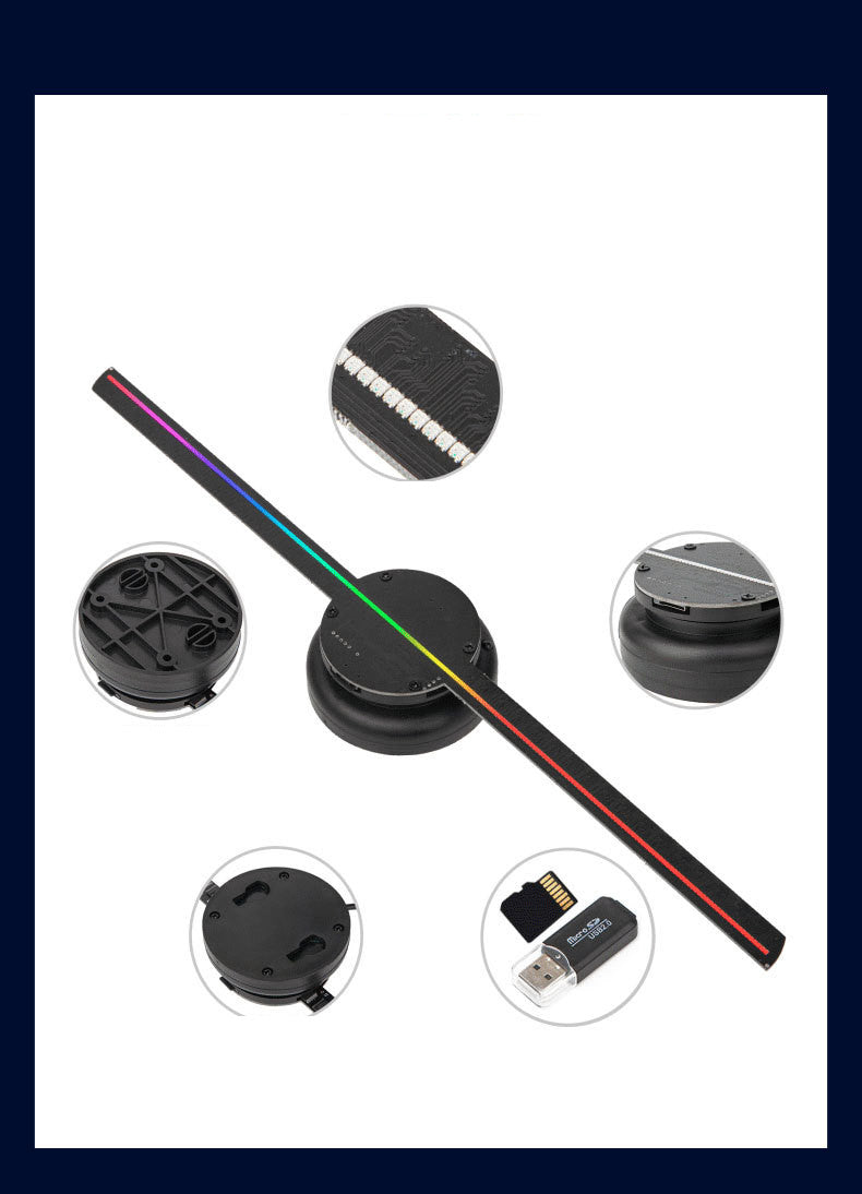 LED 3D Hologram Fan Light By Avalor