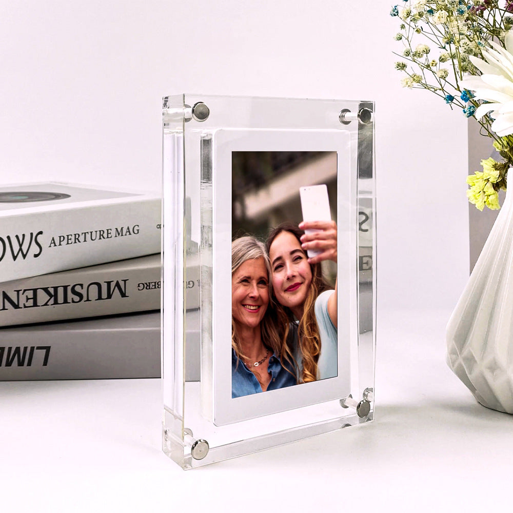 Digital Acrylic Photo Frame with Video Playback By Avalor Deco